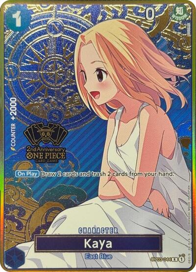 Kaya (One Piece Japanese Version 2nd Anniversary Set) #OP03-044 One Piece Promotion Cards
