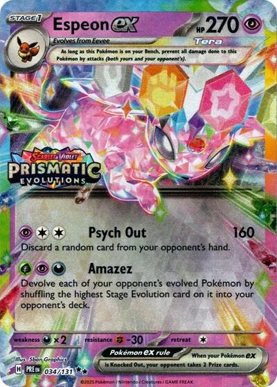 Espeon ex #34 Miscellaneous Cards & Products