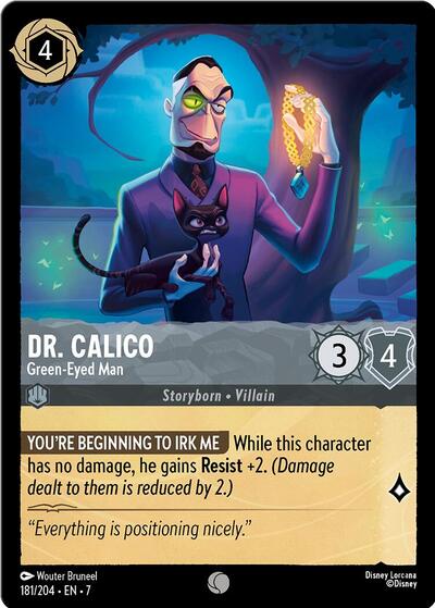 Dr. Calico - Green-Eyed Man #181 Archazia's Island