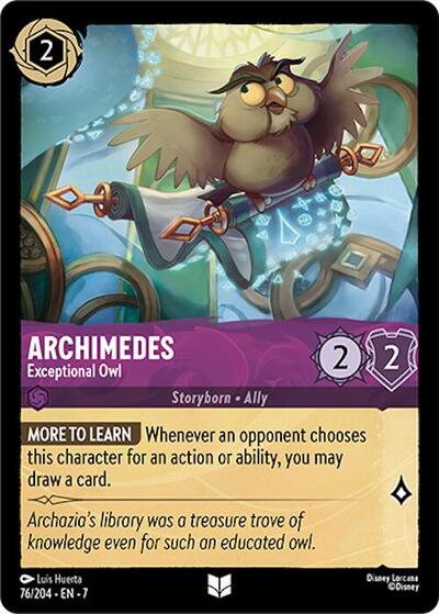 Archimedes - Exceptional Owl #76 Archazia's Island