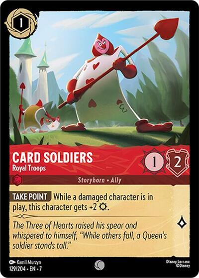 Card Soldiers - Royal Troops #129 Archazia's Island