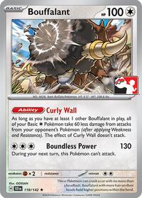 Bouffalant #119 Prize Pack Series Cards