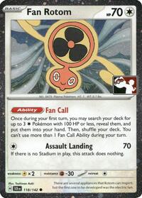 Fan Rotom #118 Prize Pack Series Cards