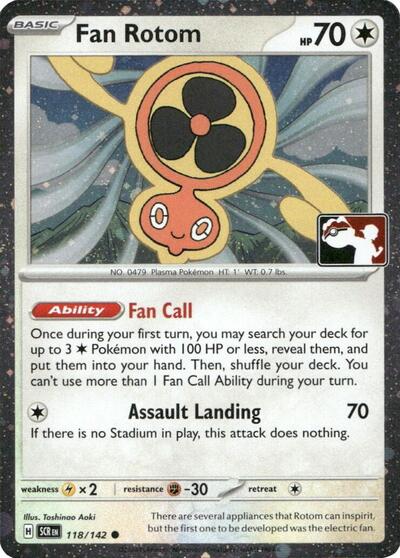 Fan Rotom #118 Prize Pack Series Cards
