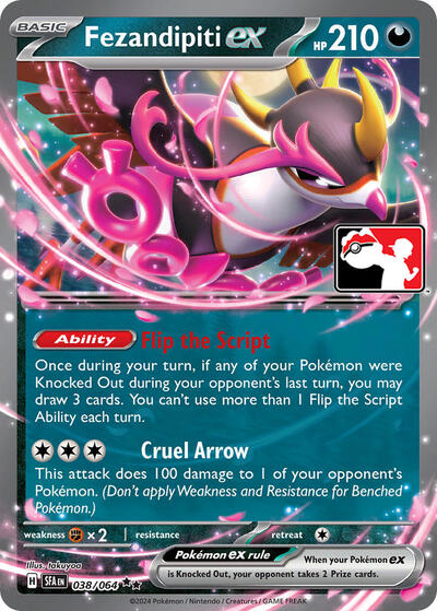 Fezandipiti ex #38 Prize Pack Series Cards