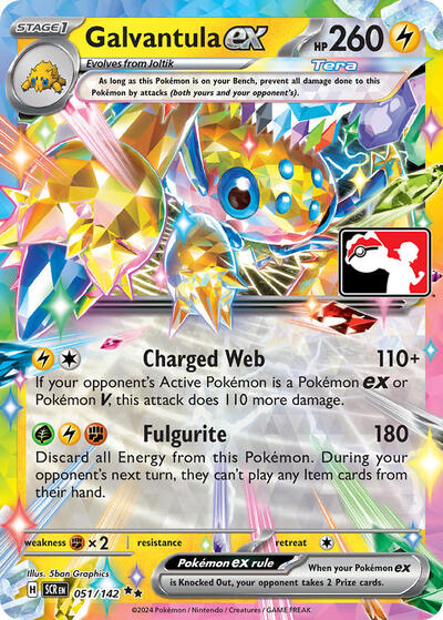 Galvantula ex #51 Prize Pack Series Cards