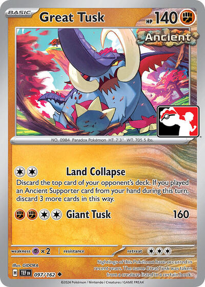 Great Tusk #97 Prize Pack Series Cards