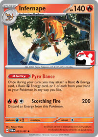Infernape #33 Prize Pack Series Cards
