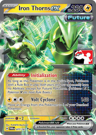Iron Thorns ex #77 Prize Pack Series Cards