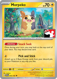 Morpeko #72 Prize Pack Series Cards