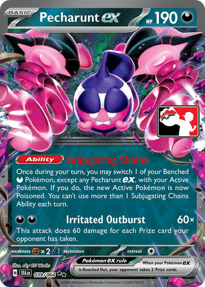 Pecharunt ex #39 Prize Pack Series Cards
