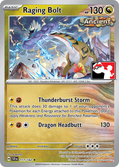 Raging Bolt #111 Prize Pack Series Cards