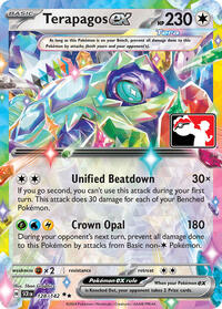 Terapagos ex #128 Prize Pack Series Cards