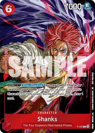 Shanks (Event Pack Vol. 6) #P-083 One Piece Promotion Cards