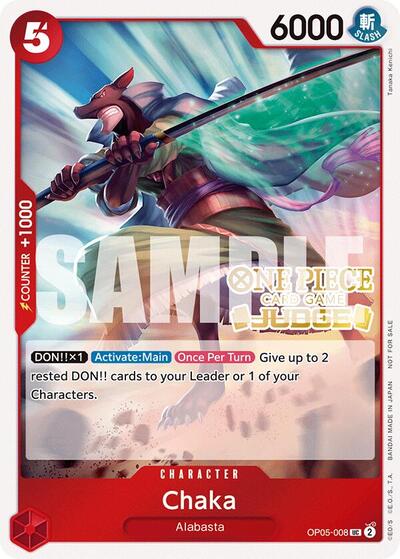 Chaka (Judge Pack Vol. 5) #OP05-008 One Piece Promotion Cards