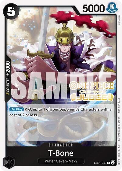 T-Bone (Judge Pack Vol. 5) #EB01-049 One Piece Promotion Cards