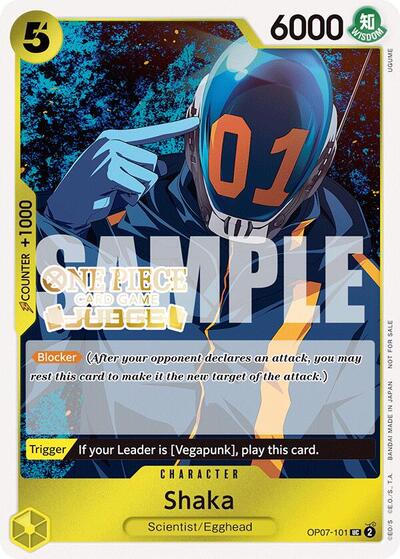 Shaka (Judge Pack Vol. 5) #OP07-101 One Piece Promotion Cards