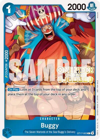 Buggy (Judge Pack Vol. 5) #ST17-003 One Piece Promotion Cards