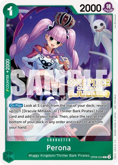 Perona (Judge Pack Vol. 5) #OP09-034 One Piece Promotion Cards