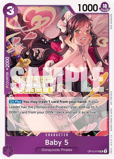 Baby 5 (Judge Pack Vol. 5) #OP10-076 One Piece Promotion Cards