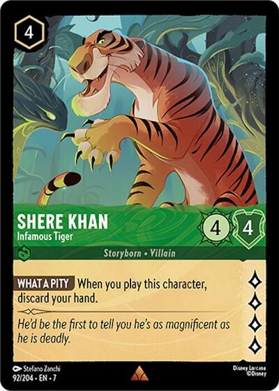 Shere Khan - Infamous Tiger #92 Archazia's Island