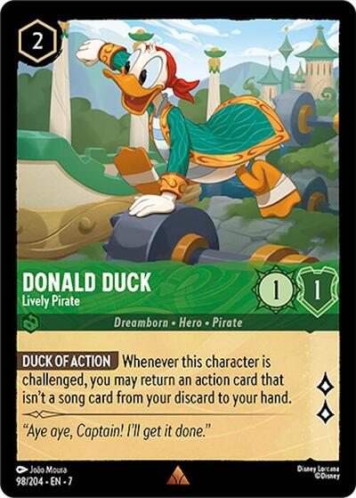 Donald Duck - Lively Pirate #98 Archazia's Island