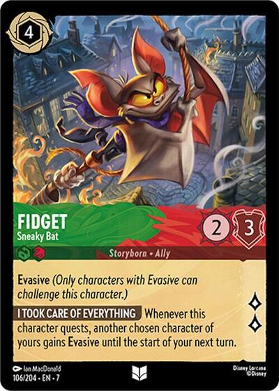 Fidget - Sneaky Bat #106 Archazia's Island