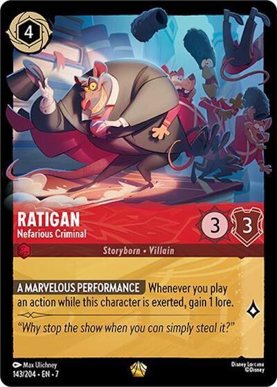 Ratigan - Nefarious Criminal #143 Archazia's Island