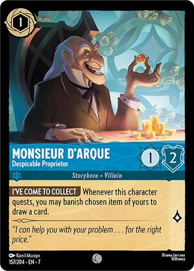 Monsieur D'Arque - Despicable Proprietor #157 Archazia's Island