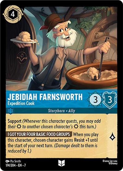 Jebidiah Farnsworth - Expedition Cook #174 Archazia's Island