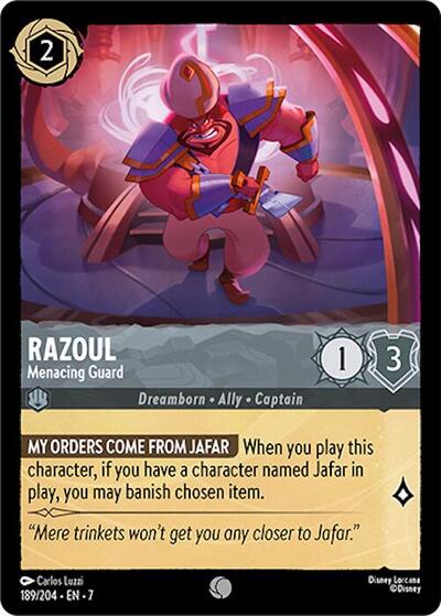Razoul - Menacing Guard #189 Archazia's Island