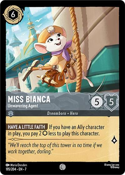 Miss Bianca - Unwavering Agent #195 Archazia's Island