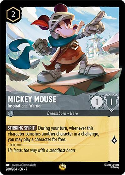 Mickey Mouse - Inspirational Warrior #200 Archazia's Island