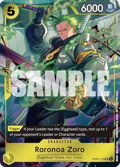 Roronoa Zoro (One Piece Day Dallas 2025) #OP07-113 One Piece Promotion Cards