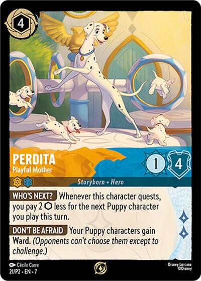 Perdita - Playful Mother #21 Disney Lorcana Promo Cards
