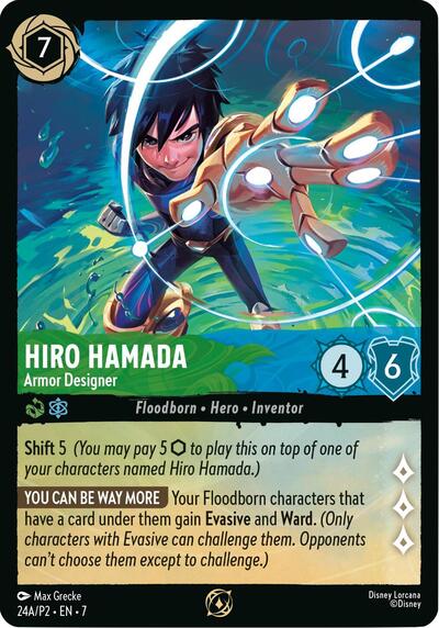 Hiro Hamada - Armor Designer (Store Championship Participant) #24A Disney Lorcana Promo Cards