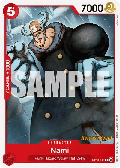 Nami #OP10-013 Royal Blood Release Event Cards