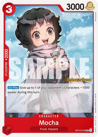 Mocha #OP10-015 Royal Blood Release Event Cards