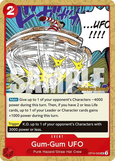 Gum-Gum UFO #OP10-020 Royal Blood Release Event Cards