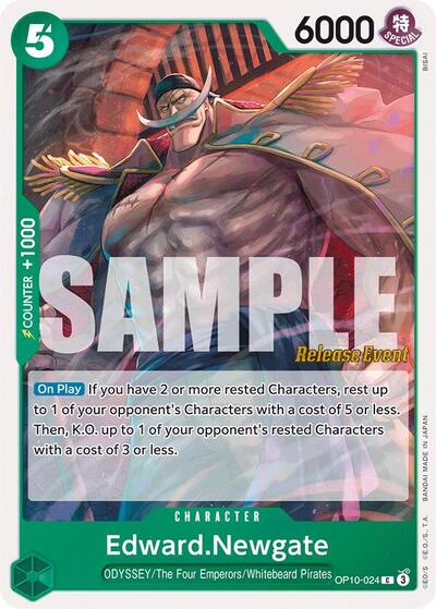 Edward.Newgate #OP10-024 Royal Blood Release Event Cards