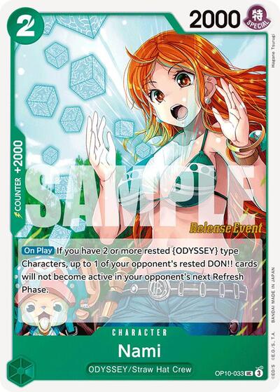 Nami #OP10-033 Royal Blood Release Event Cards