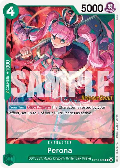 Perona #OP10-036 Royal Blood Release Event Cards