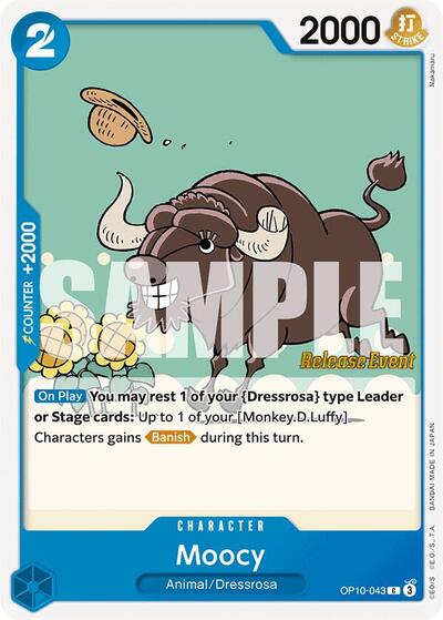 Moocy #OP10-043 Royal Blood Release Event Cards