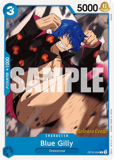 Blue Gilly #OP10-054 Royal Blood Release Event Cards