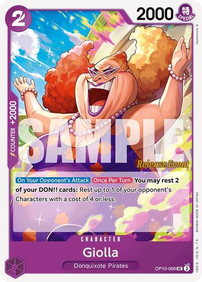 Giolla #OP10-066 Royal Blood Release Event Cards