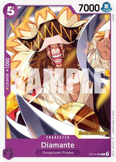 Diamante #OP10-068 Royal Blood Release Event Cards