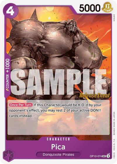 Pica #OP10-074 Royal Blood Release Event Cards