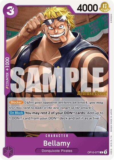 Bellamy #OP10-077 Royal Blood Release Event Cards