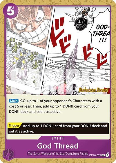 God Thread #OP10-079 Royal Blood Release Event Cards