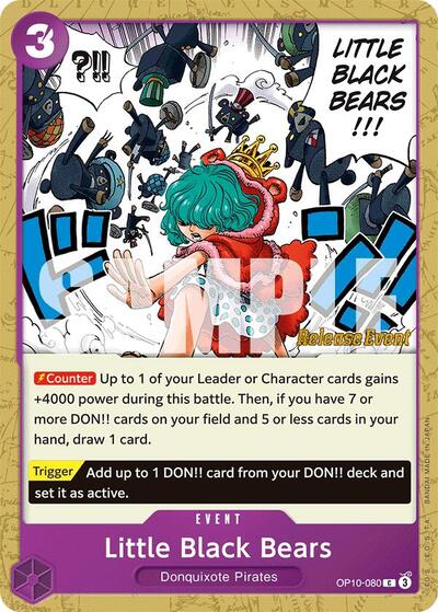 Little Black Bears #OP10-080 Royal Blood Release Event Cards